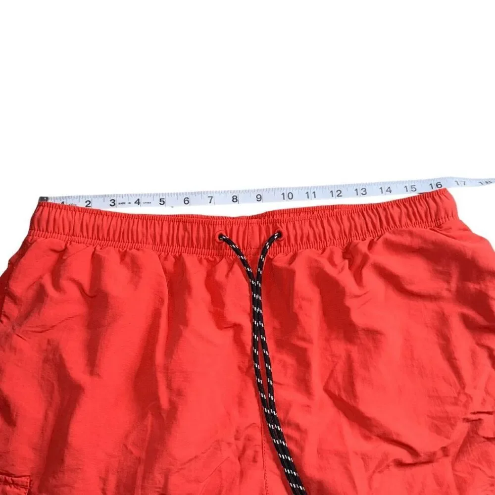 Tommy Bahama Men's Mesh Lined Drawstring Relax Swim‎ Trunks Orange Size Large